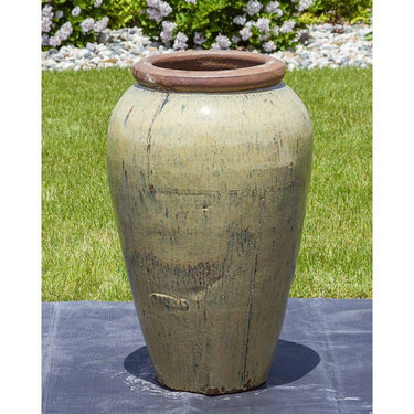 Tuscany FNT3871 Ceramic Triple Vase Complete Fountain Kit Vase Fountain Blue Thumb